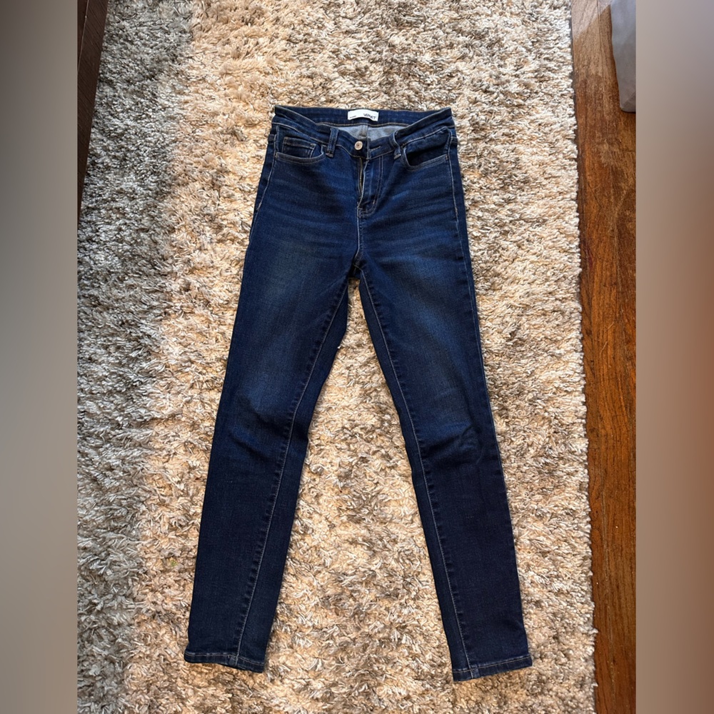 Vervet high rise dark skinny jean, size 27